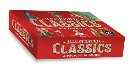 Illustrated Classics Story Pack - Illustrated Abridged Classics for Children with Practice Questions Dreamland Publications