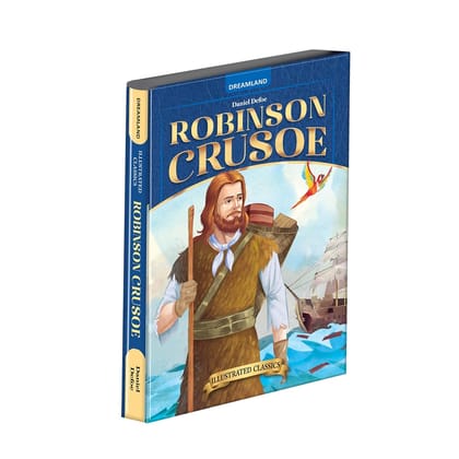 Robinson Crusoe- Illustrated Abridged Classics for Children with Practice Questions [Hardcover] Daniel Defoe