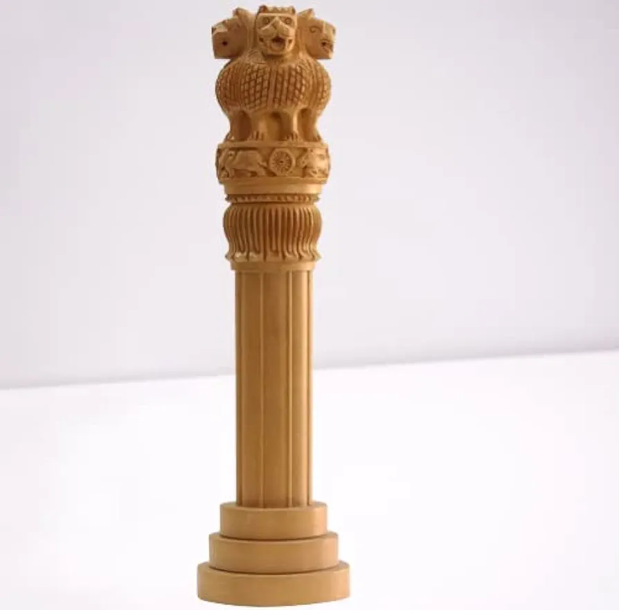 Wooden Ashoka piller