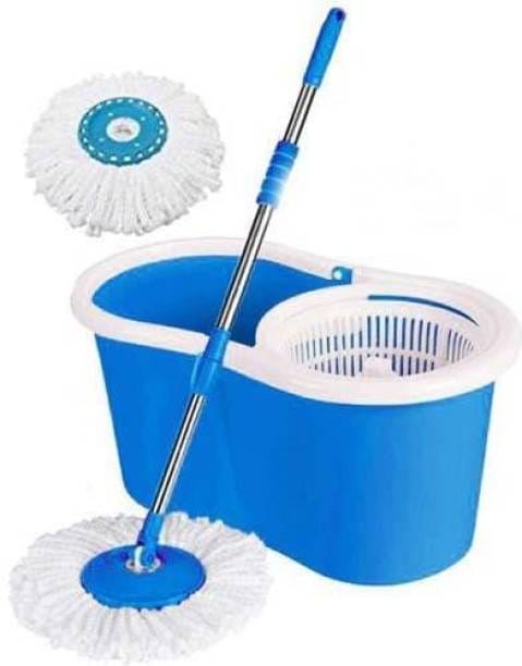 Spin Mop Home Cleaning System, Floor Mop with Bucket Hardwood Floor Cleaner