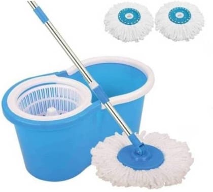 Magic Mop Easy Spin 360° Press Mop Bucket Set - Push and Pull Rotation