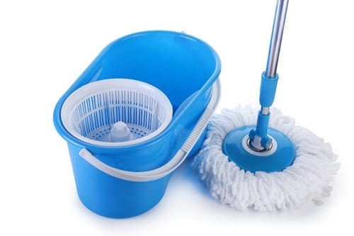 Plastic Magic Spin Bucket Mop Set with Easy Wheels for Best 360 Degree Floor Cleaning Mop and 2 Refill Head