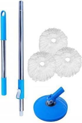 Wet & Dry 360 Mops Pocha Mop Rod  (Blue)