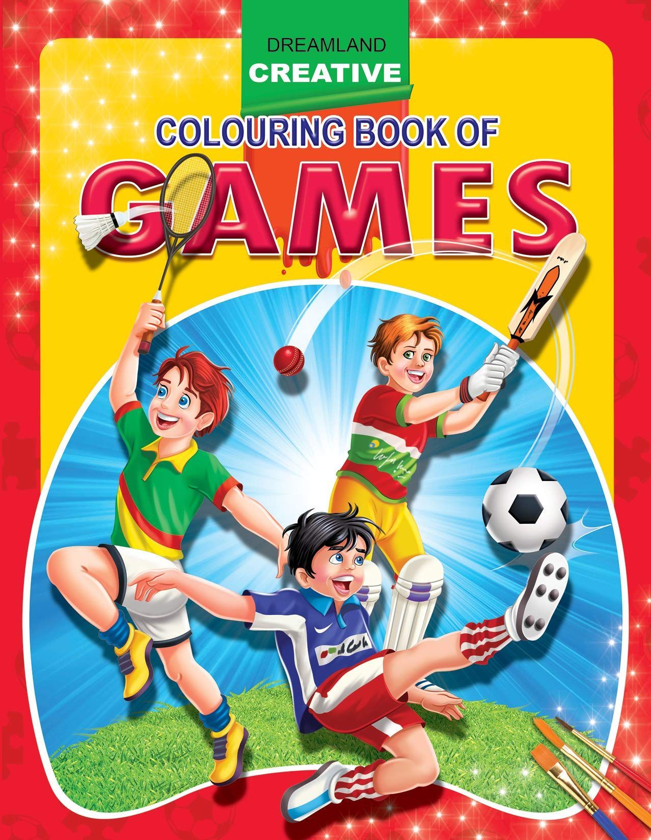 Creative Colouring -games [Paperback] Dreamland Publications