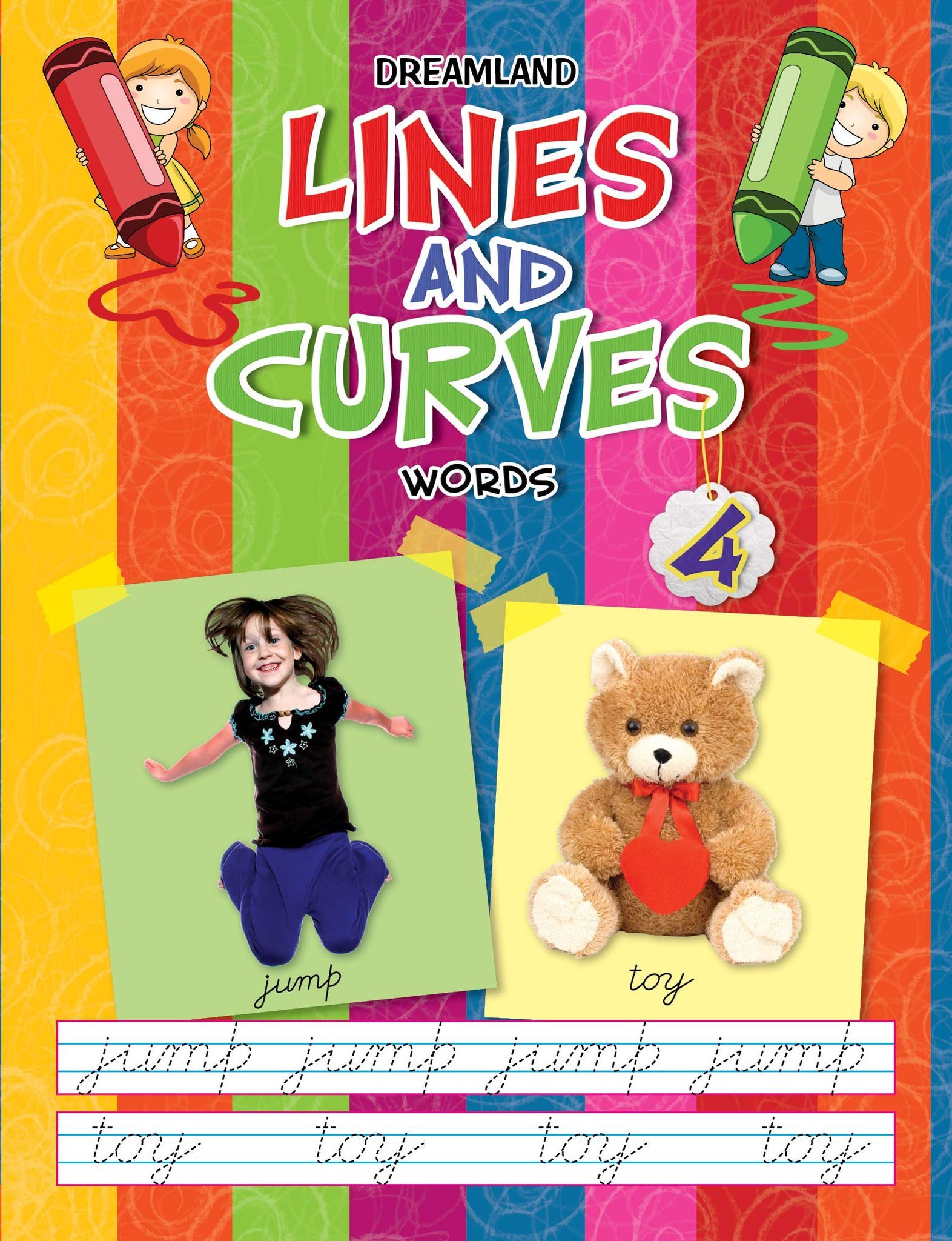 Lines and Curves (Words) Part 4 (English, Pap [Paperback] Dreamland Publications