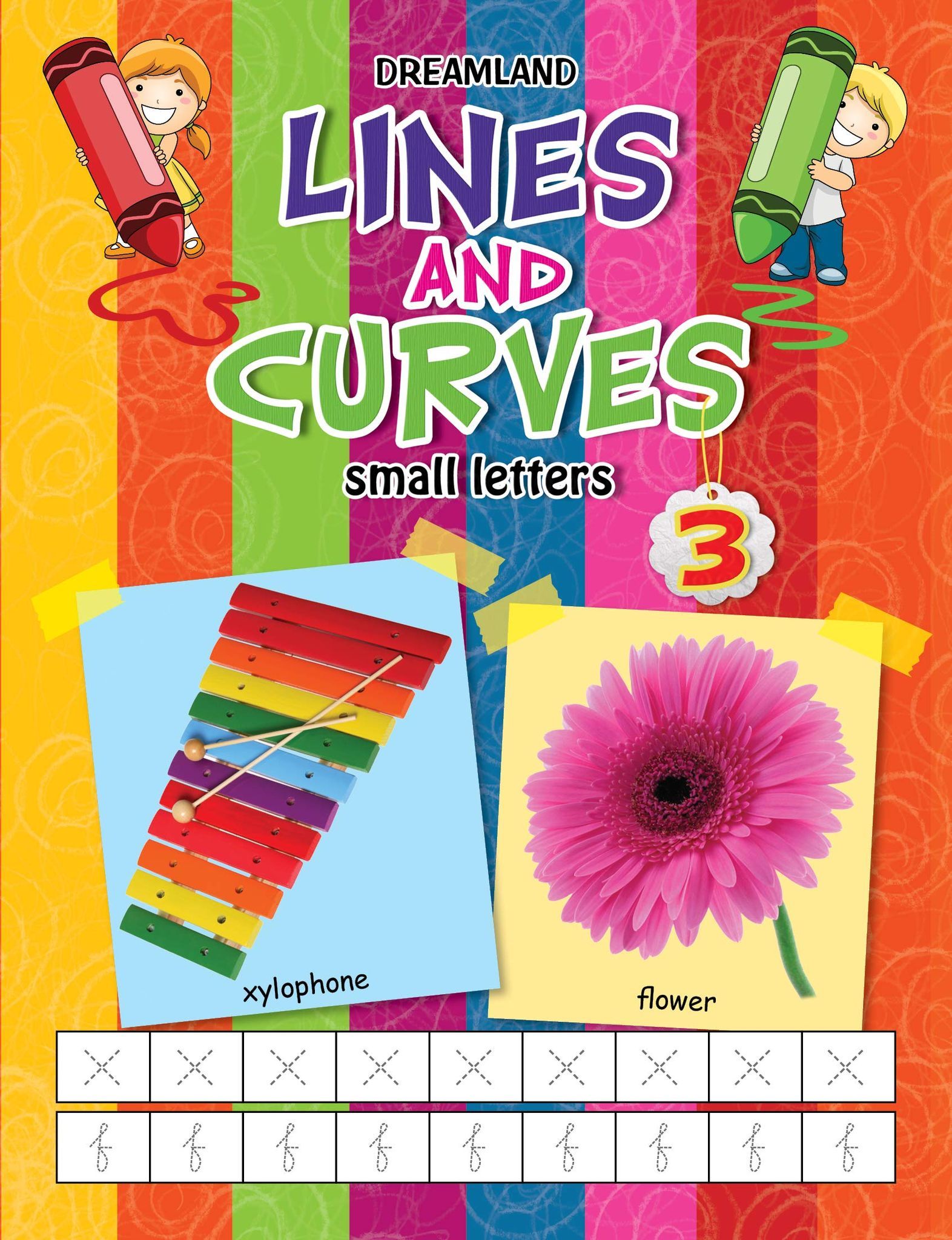 Lines and Curves (Small Letters) Part 3 (English, Paperback, unknown) [Paperback] Dreamland Publications