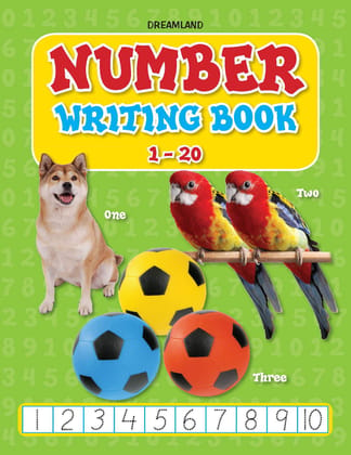 Number Writing Books-1 To 20 [Paperback] Dreamland Publications