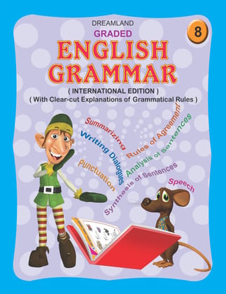 Graded English Grammar Book:-8 [Paperback] Dreamland Publications