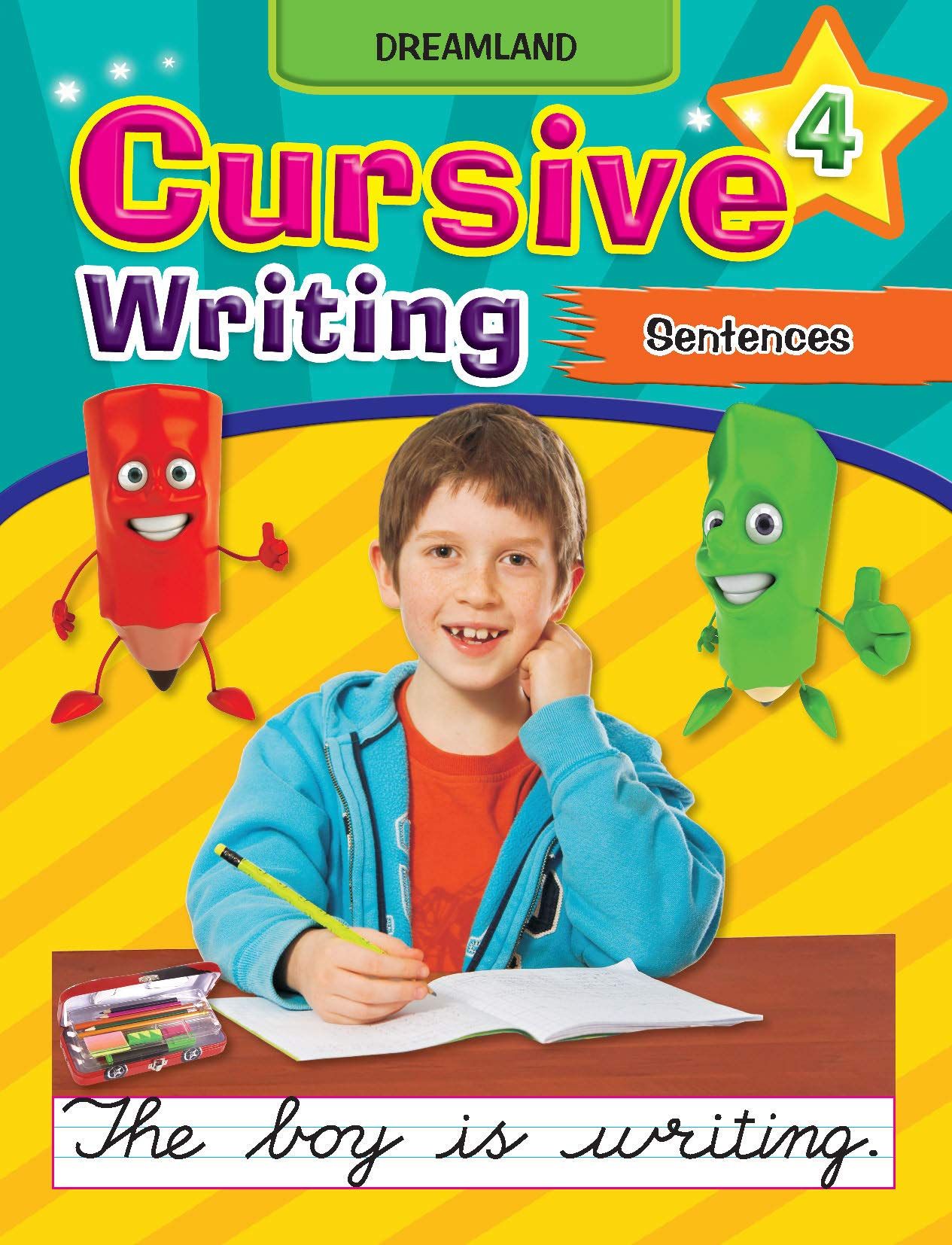 Cursive Writing - Book 4 [Paperback] Dreamland Publications