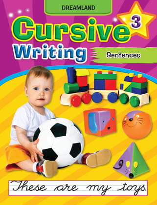 Cursive Writing Book:-3 [Paperback] Dreamland Publications