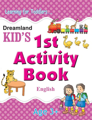 Kids 1st Activity Book English [Paperback] Dreamland Publications