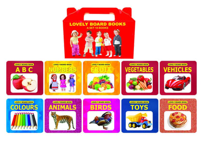 Lovely Board Books - Gift Pack (English, Boar [Board book] Dreamland Publications