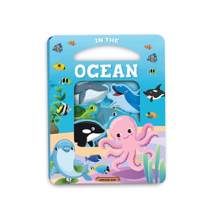 In the Ocean Die Cut Window Board Book for Kids Age 3+ | Die Cut Shape Early Learning Picture Board Book [Board book] Dreamland Publications