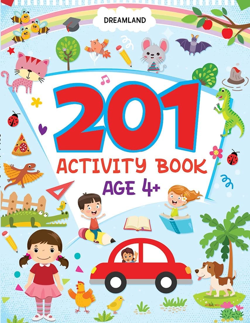 201 Activity Book Age 4+ [Paperback] Dreamland Publications