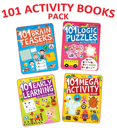 101 Activity Books - (A set of 4 Books) (Pape [Paperback] Dreamland Publications