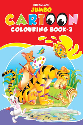 Jumbo Cartoon Colouring Book -3 [Paperback] Dreamland Publications