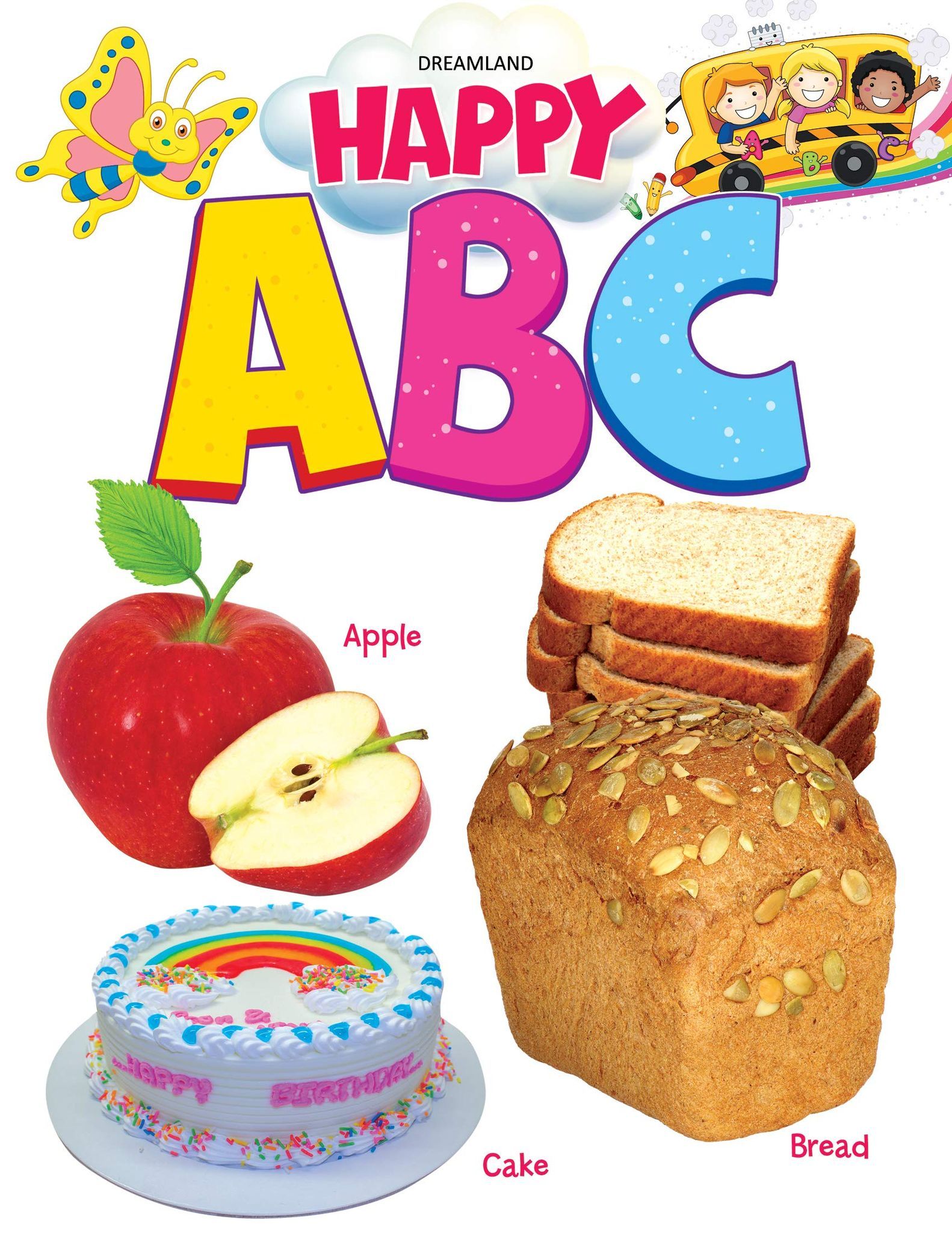 Happy ABC Picture Book for Kids Age 3 -5 Years [Paperback] Dreamland Publications