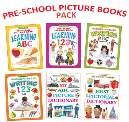 Pre School Books - Pack (English, Paperback, unknown) [Paperback] Dreamland Publications