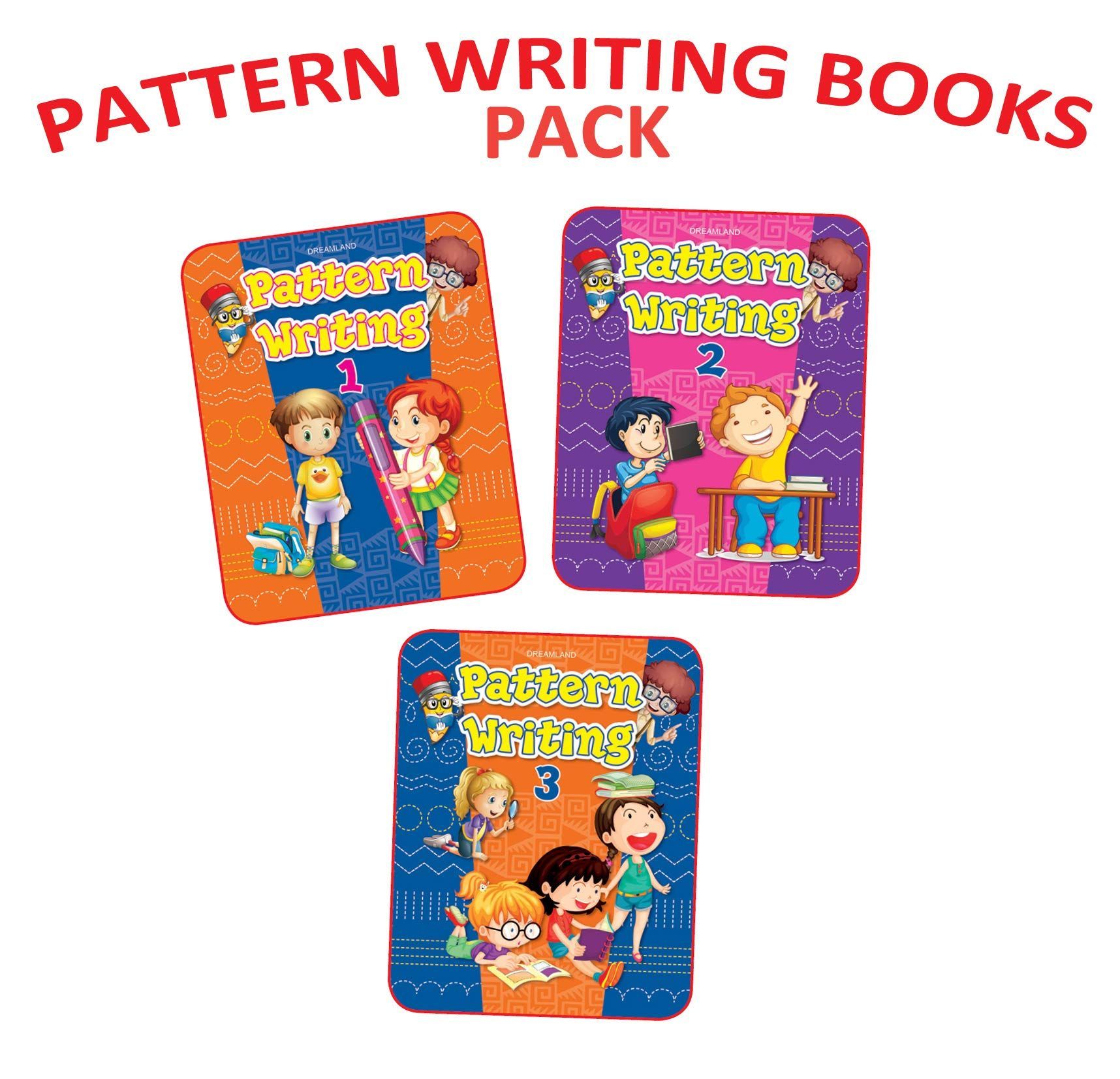 Pattern Writing Book (pack - A And B) [Paperback] Dreamland Publications