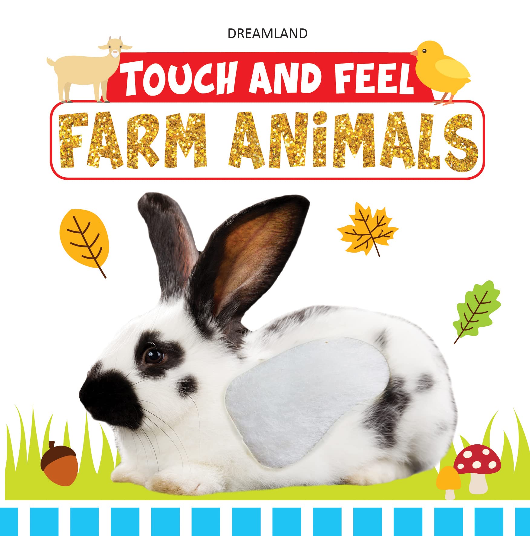 Touch And Feel - Farm Animals [Board book] Dreamland Publications