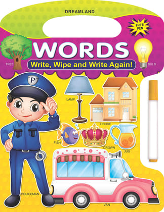 Write And Wipe Book - Words [Paperback] Dreamland Publications