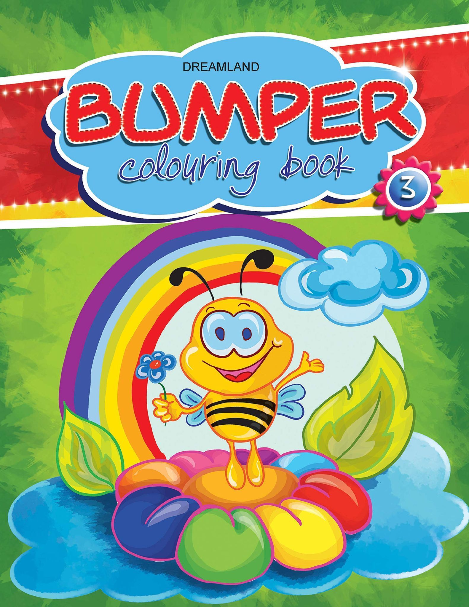 Bumper Colouring Book - 3 (English, Paperback [Paperback] Dreamland Publications