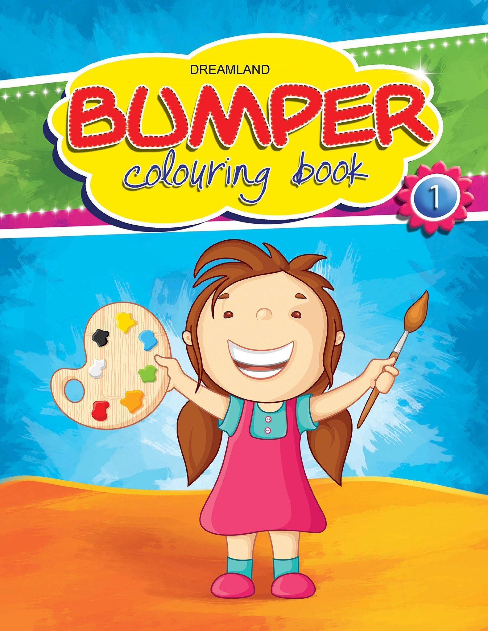 Bumper Colouring Book - 1 (English, Paperback [Paperback] Dreamland Publications