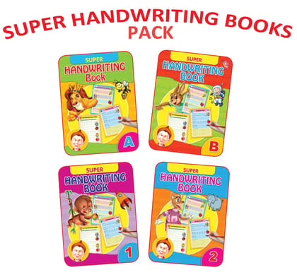 Super Handwriting Books Pack-1 (4 Titles) [Paperback] Dreamland Publications