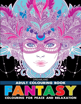 Fantasy- Colouring Book for Adults [Paperback] Dreamland Publications