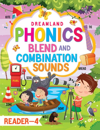 Phonics Reader - 4 (Blends and Combination Sounds) Age 7+ [Paperback] Dreamland Publications