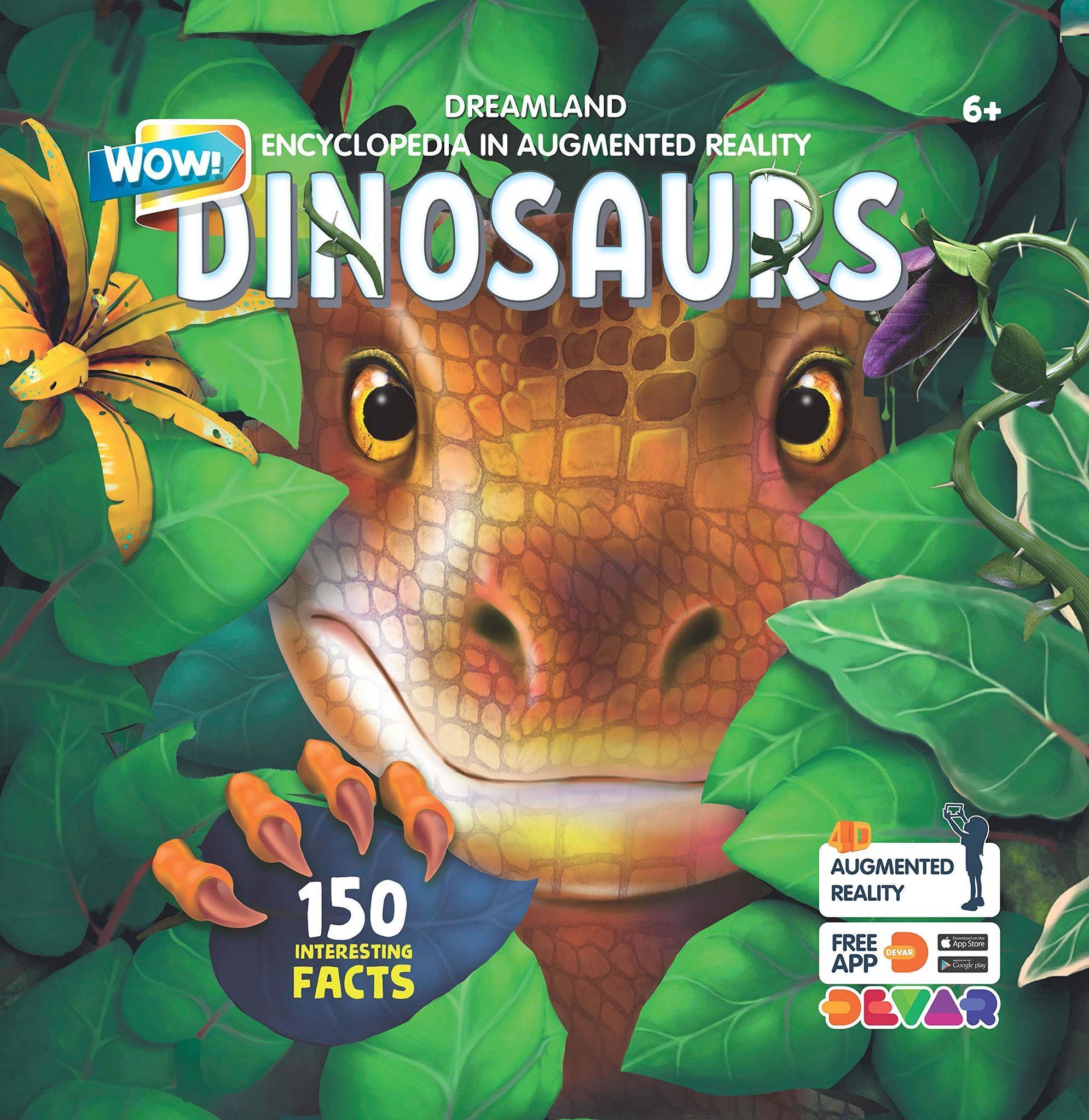 Dinosaurs - Wow Encyclopedia In Augmented Reality [Paperback] Dreamland Publications