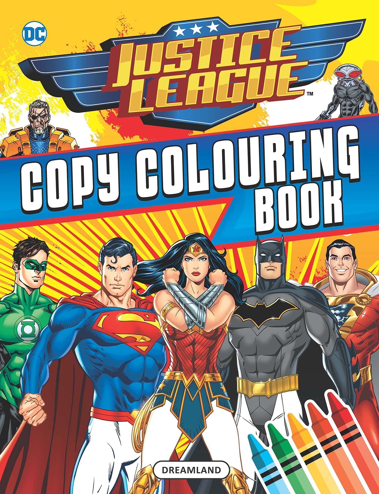 Justice League Copy Colouring Book [Paperback] Dreamland Publications