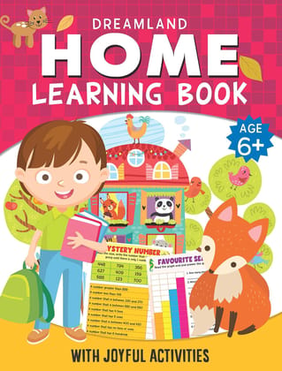 Home Learning Book - With Joyful Activities Age 6+ [Paperback] Dreamland Publications