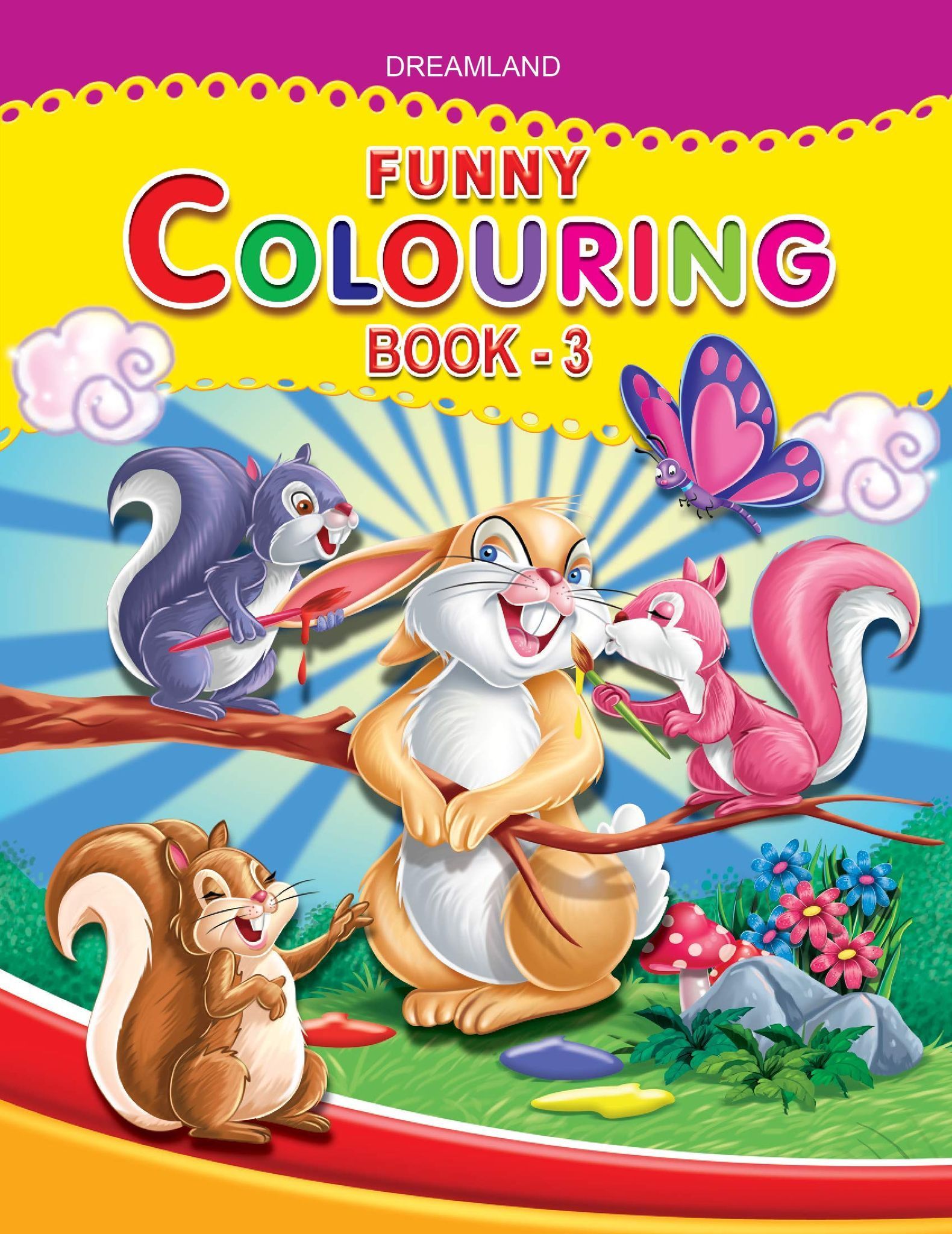 Funny Colouring Book 3 for Kids 2 -6 Years - Copy Colouring, Drawing and Painting Book [Paperback] Dreamland Publications