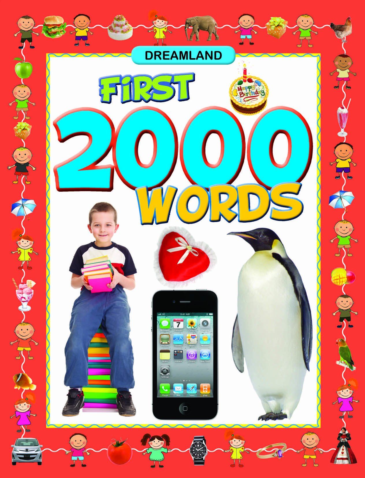 First 2000 Words Picture Book for Early Learners - Vocabulary Builder for Children Age 3 -8 Years, 192 Pages [Paperback] Dreamland Publications