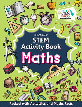 Maths - STEM Activity Book for Children Age 6-12 years - Packed with Activities and Science Facts [Paperback] Dreamland Publications