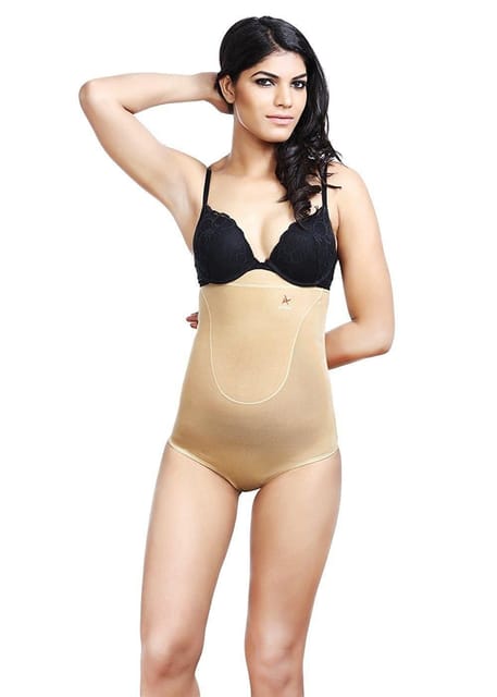 Adorna High Waist Panty-Snap closure @ crotch