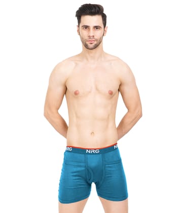 NRG Mens Cotton Assorted Colour Rib Pocket Trunks ( Pack of 10 Assorted Colour ) G14