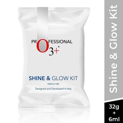 O3+ Shine & Glow Facial Kit For Instant Glow (32gm+6ml)