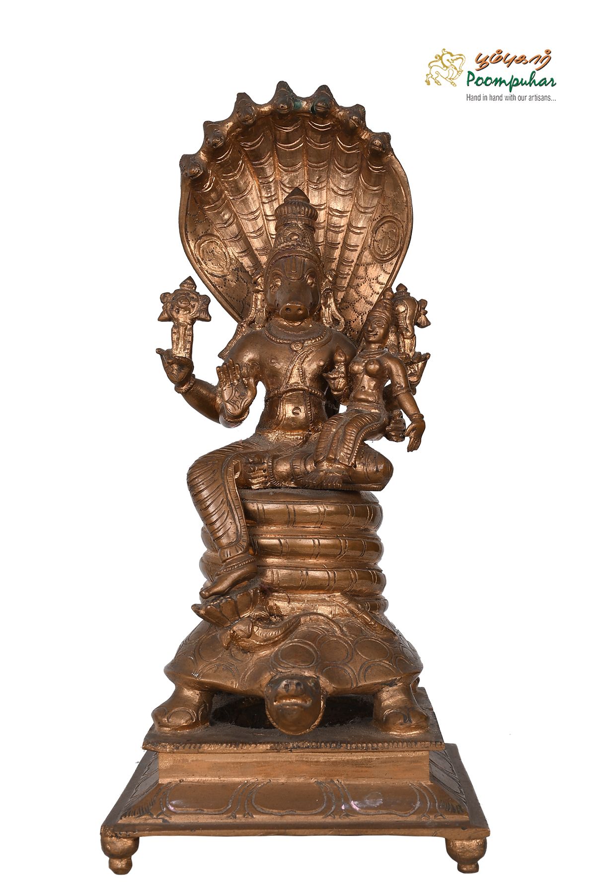 BRONZE 12IN VARAGA LAKSHMI