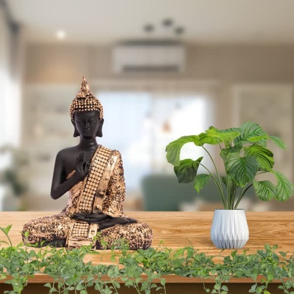Buy Pitaara Box Meditating Buddha Pose Canvas Painting | MDF Wood Mounting  Frame 12 x 18 inch (30 x 46 cms) Online at Best Prices in India - JioMart.