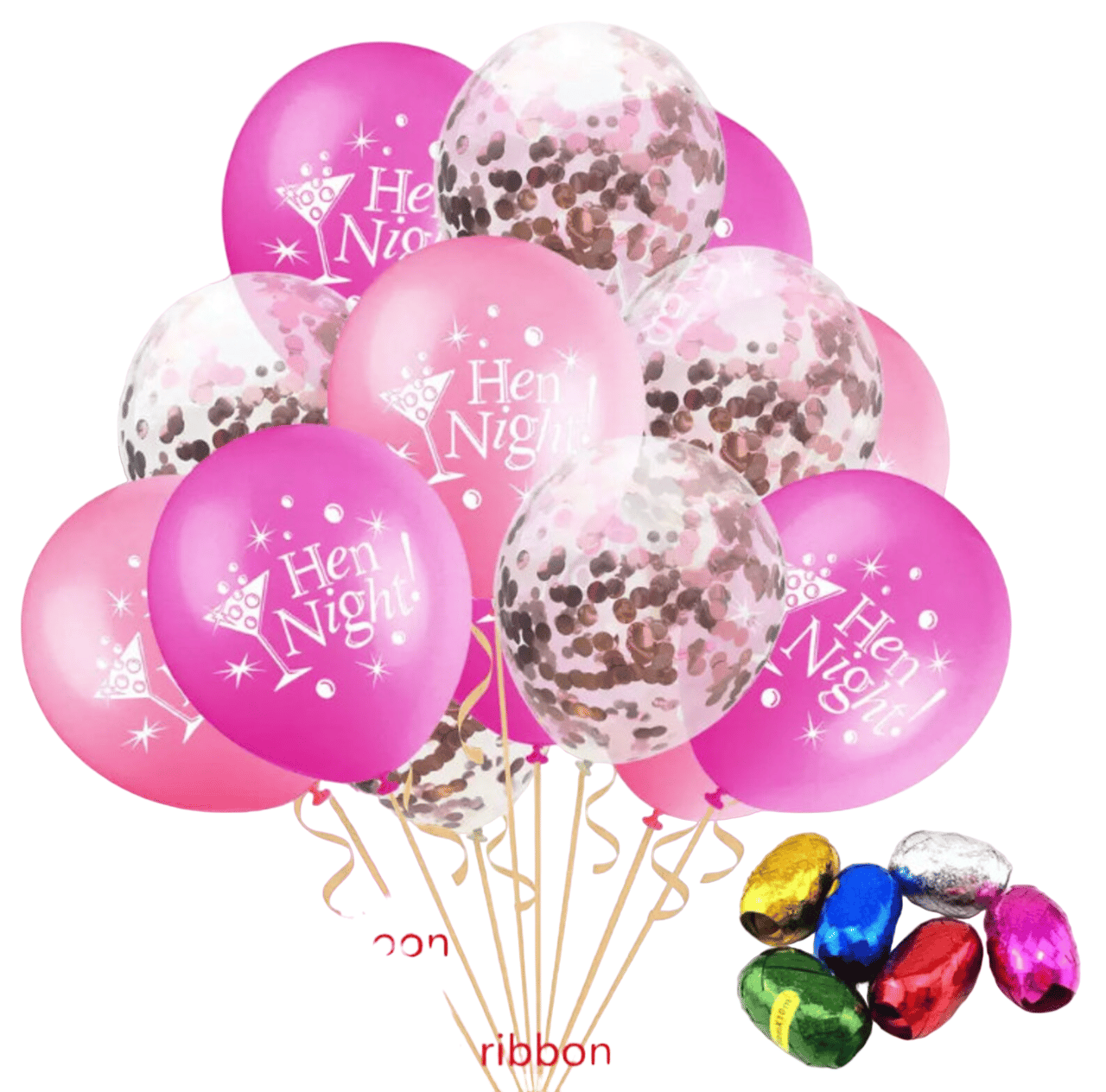 Party Propz Pink Balloons For Birthday Decorations Garland Kit 14pcs- For Wife, Women, Baby Shower Balloon Decorations Combo/Metallic Balloon Garlands Kits/Bride To Be/Baloons For Birthday