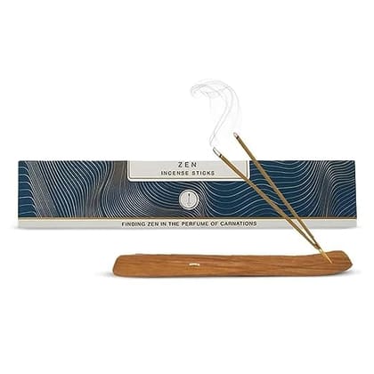 Nirmalaya Zen Incense Sticks Agarbatti | Incense Sticks for Pooja |100% Natural and Charcoal Free | Organic Incense Sticks| Incense Sticks for Home Fragrance | 40 Sticks per Pack