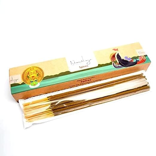 Nirmalaya Spices Incense Sticks Agarbatti | Organic Incense Sticks | 100% Natural and Charcoal Free Agarbatti Sticks for Room (40 Sticks in a Pack) Floral Fragrance
