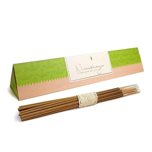 NIRMALAYA Tulsi Incense Sticks Agarbatti- 40 Sticks | 100% Natural and Charcoal Free | Incense Stick for Home Fragrance | Sacred and Natural Air Purifiers Organic Incense Sticks