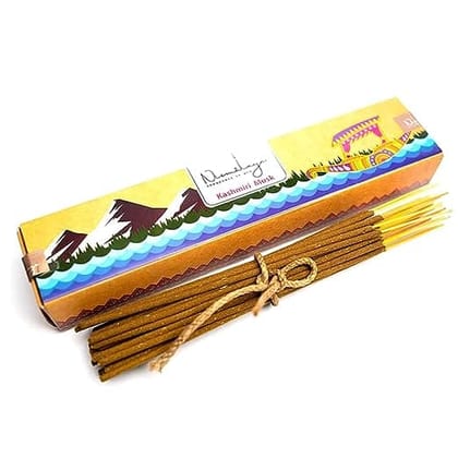 Nirmalaya Kashmiri Musk Incense Sticks Agarbatti | Organic Incense Sticks | 100% Natural and Charcoal Free Agarbatti Sticks for Room (40 Sticks in a Pack) Floral Fragrance