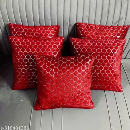 cushion cover  marron pack of 5 (16X16 inches)