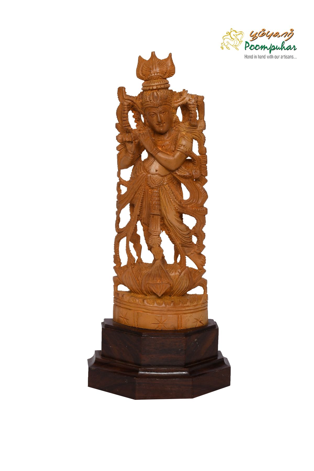 SANDALWOOD 8 INCH RADHAKRISHNA