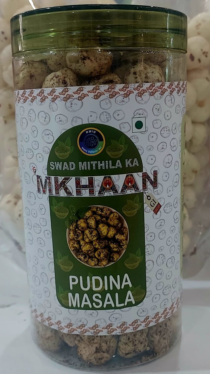 MKHAAN SWAD MITHILA KA, Roasted Makhana  | PUDINA MASALA |Flavored makhana