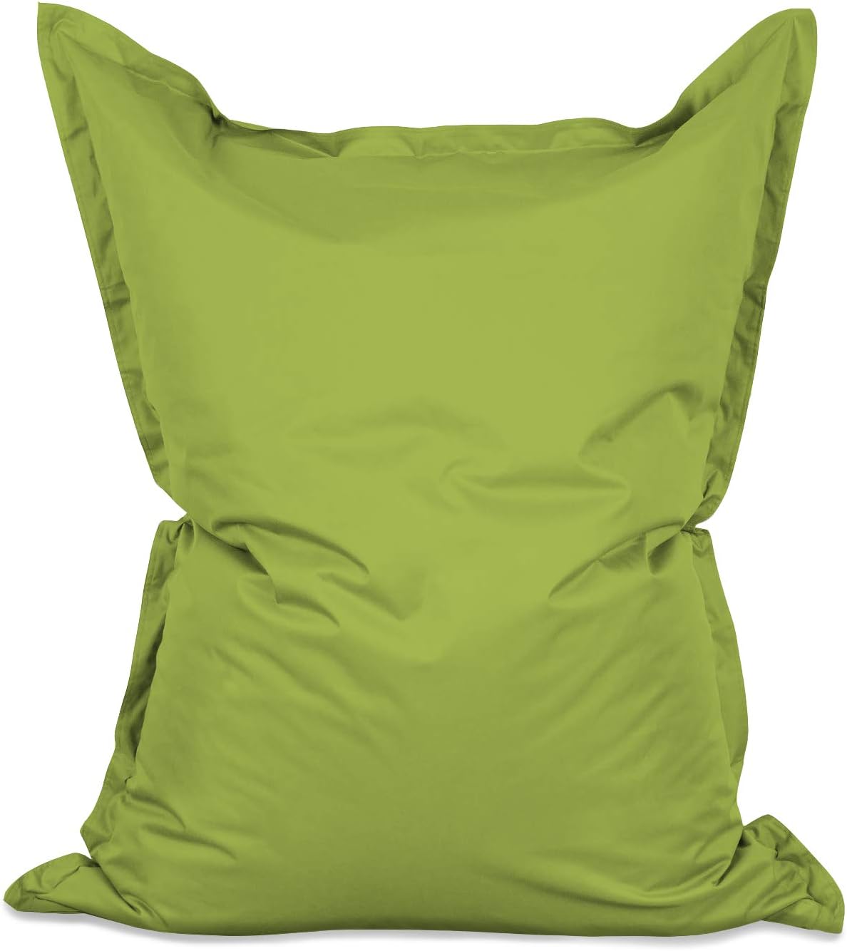 ink craft Refreshing Green Retreat Square Bean Bag Cover Without Beans for Home, Office, and Bedroom – Contemporary and Comfortable Seating in a Modern Design